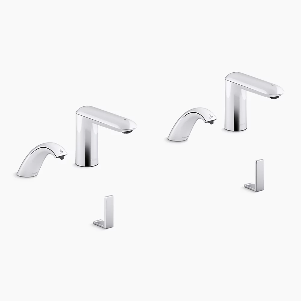 kohler Kumin® CurveTouchless lavatory faucets and soap dispensers for Constellation™ lavatory system 0.5 gpm