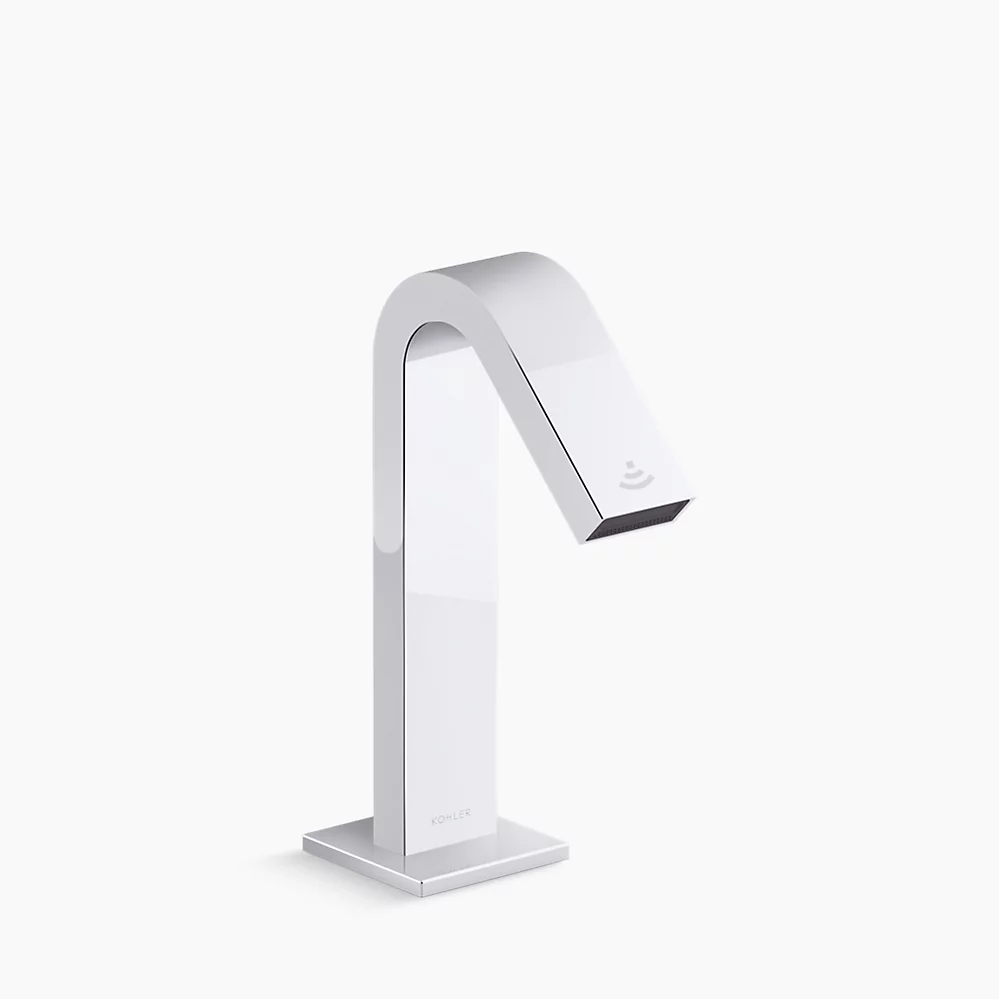 kohler Loure®Touchless faucet with Kinesis® sensor technology DC-powered