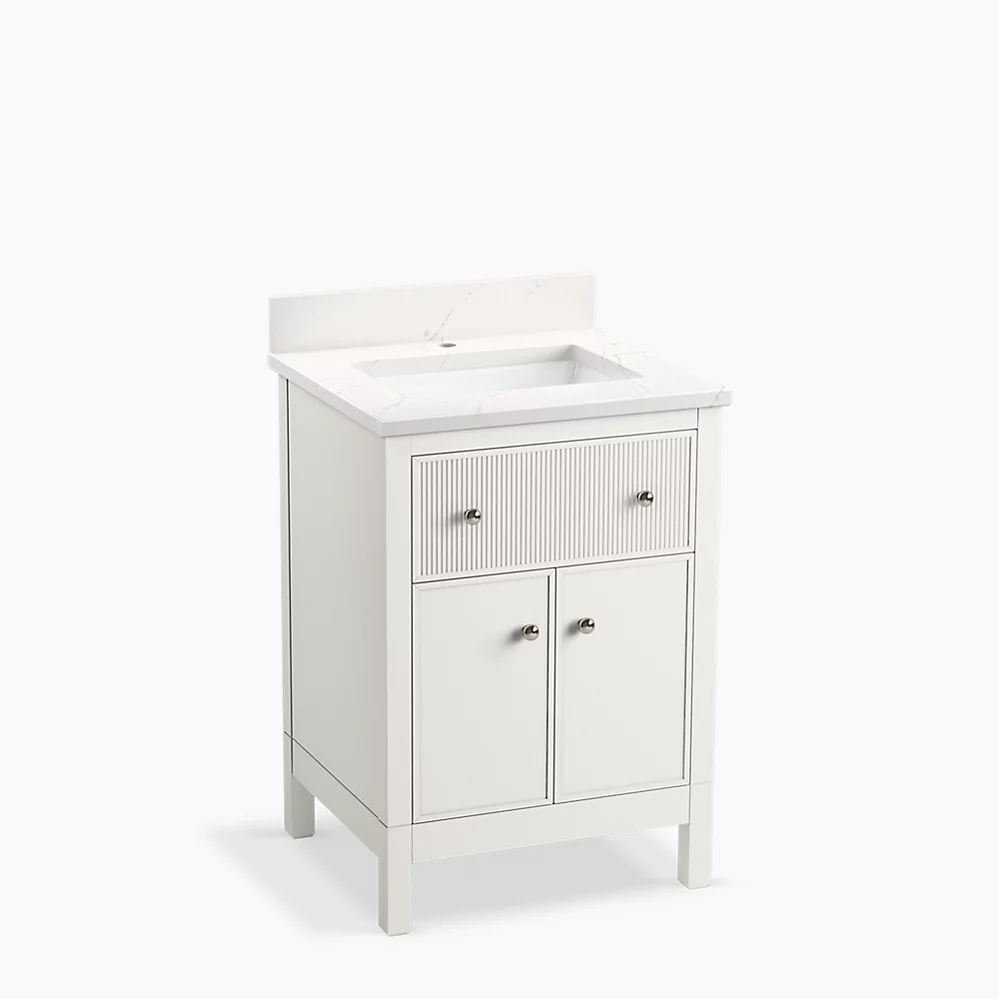 kohler Malin™ by Studio McGee24" bathroom vanity cabinet with sink and quartz top