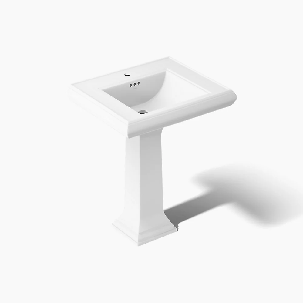 kohler Memoirs® Classic27-1/4" rectangular pedestal bathroom sink