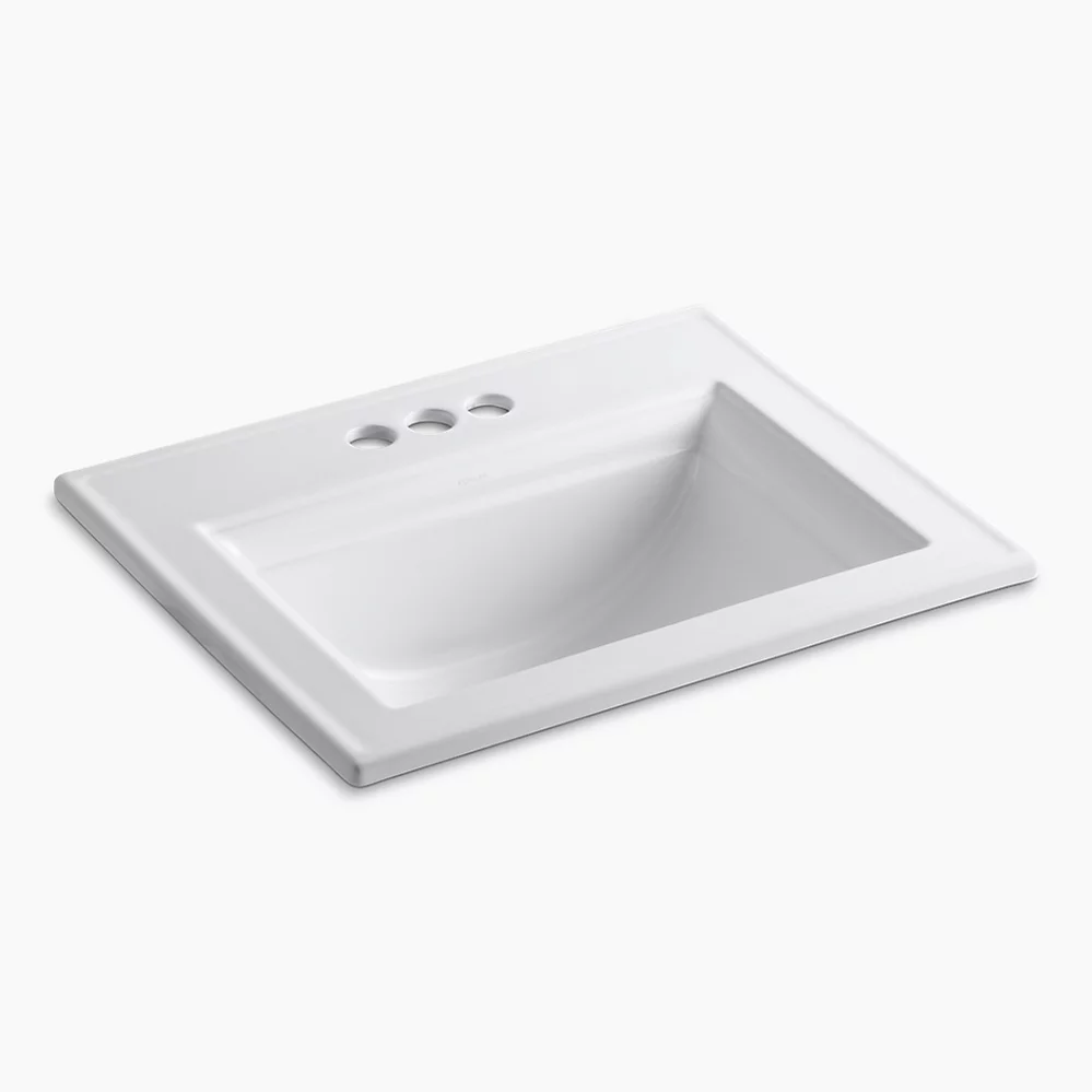 kohler Memoirs® Stately22-3/4" rectangular drop-in bathroom sink