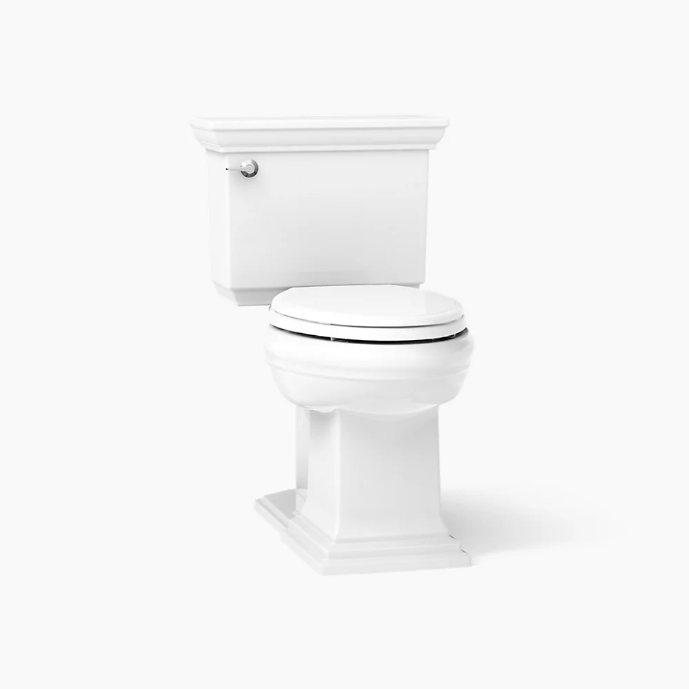 kohler Memoirs® StatelyContinuousClean ST two-piece elongated toilet with concealed trapway 1.28 gpf