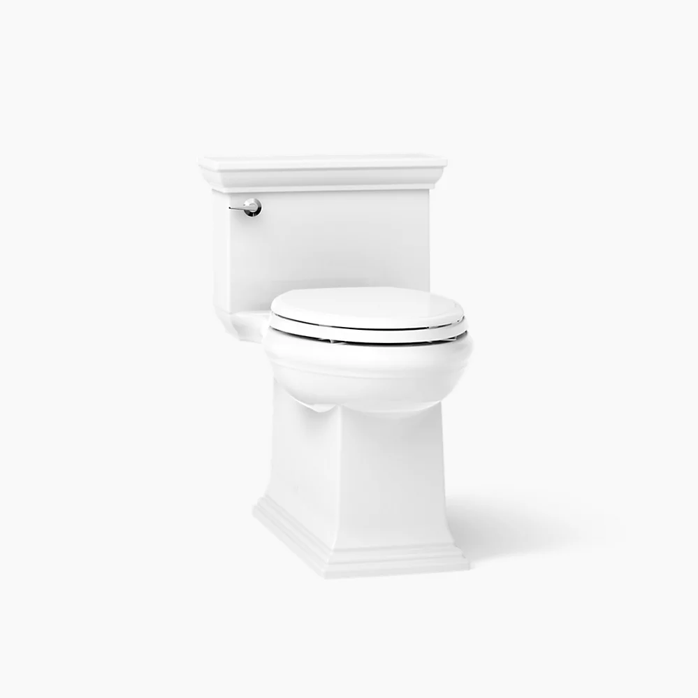 kohler Memoirs® StatelyOne-piece compact elongated toilet with skirted trapway 1.28 gpf