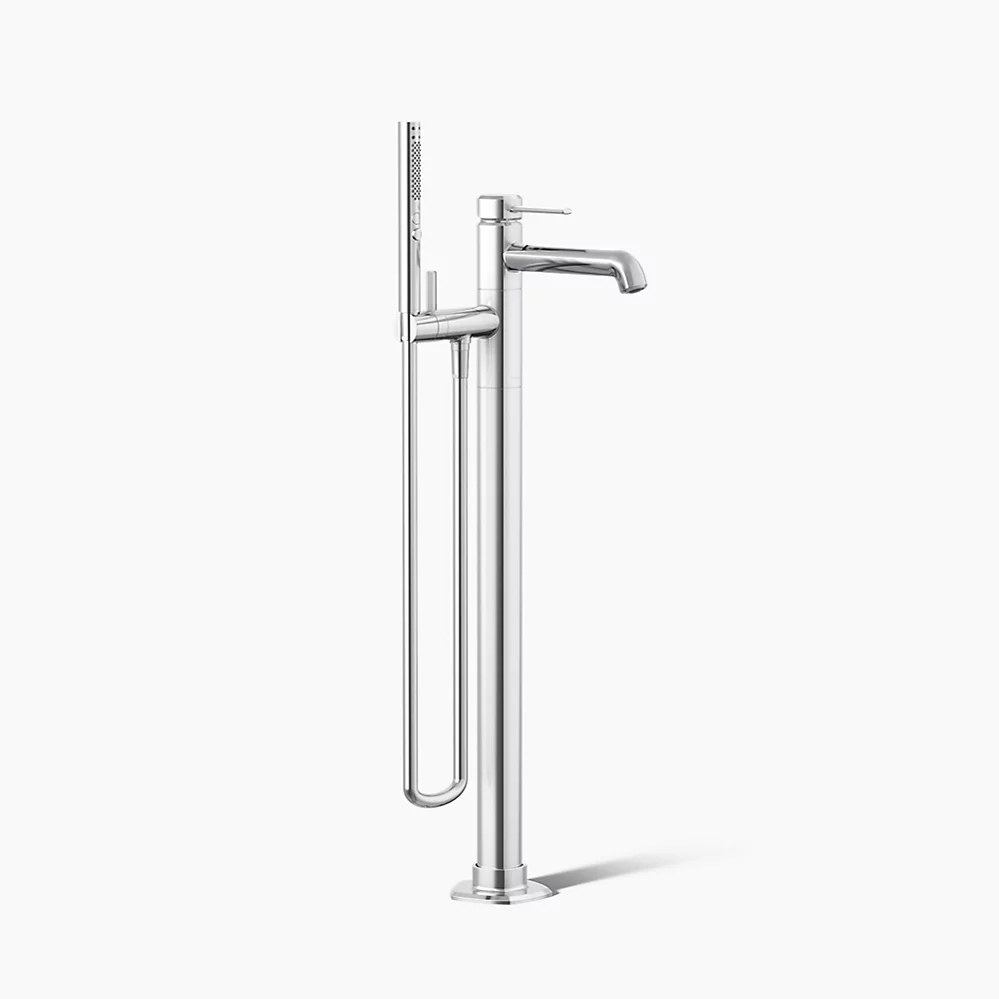 kohler Occasion®Floor-mount bath filler trim with handshower