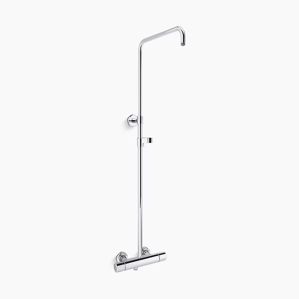 kohler Occasion®Two-way exposed thermostatic valve and shower column kt