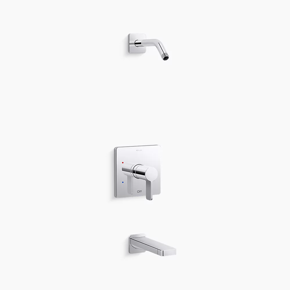 kohler Parallel®Rite-Temp® bath and shower trim kit without showerhead