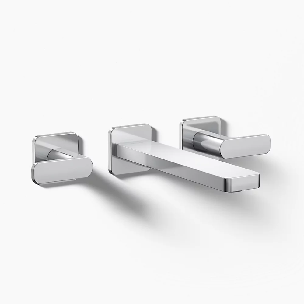 kohler Parallel®Wall-mount bathroom sink faucet trim 1.2 gpm