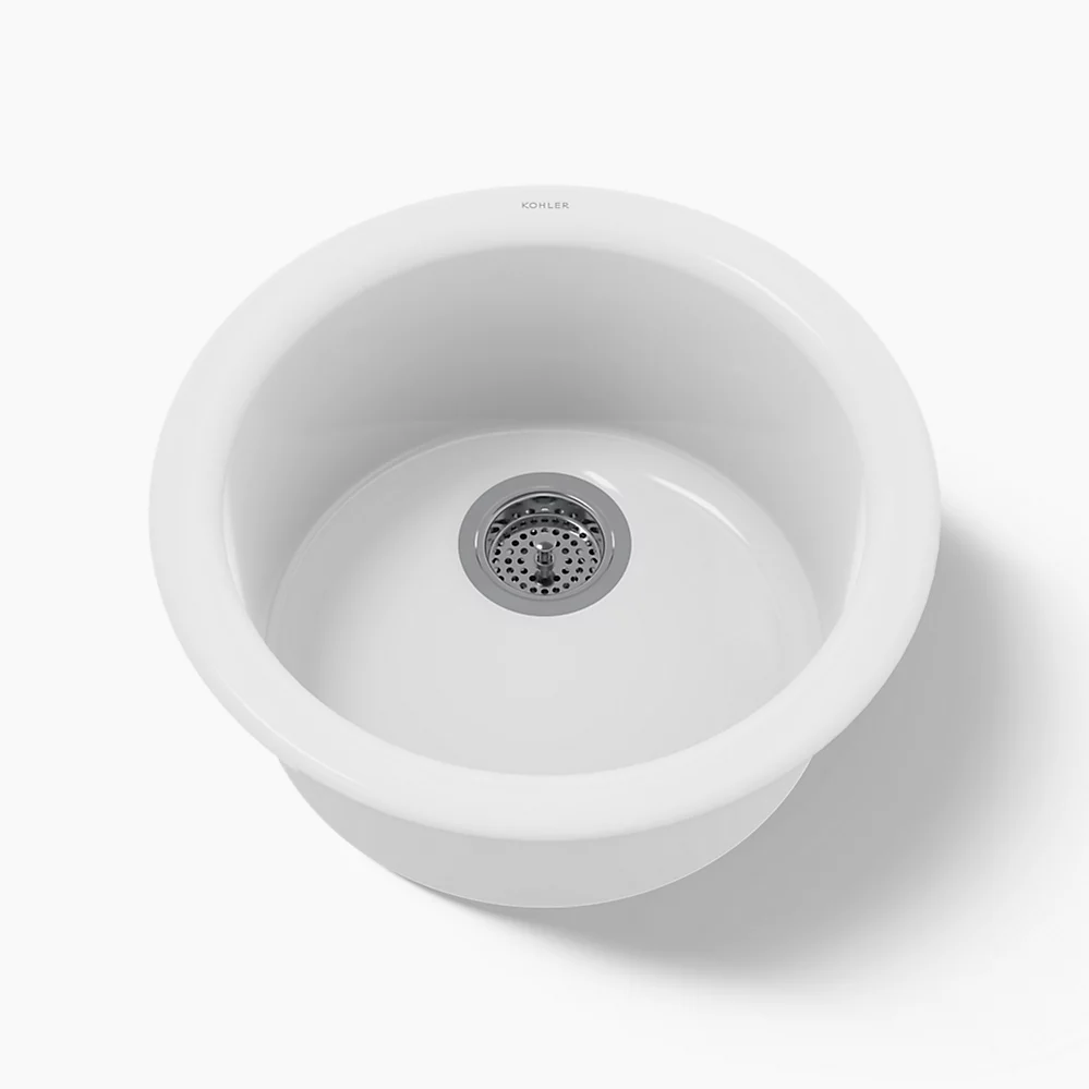 kohler Porto Fino™18-1/2" top-/undermount single-bowl bar sink