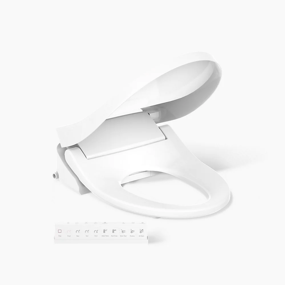 kohler PureWash® E815Elongated bidet toilet seat with remote control