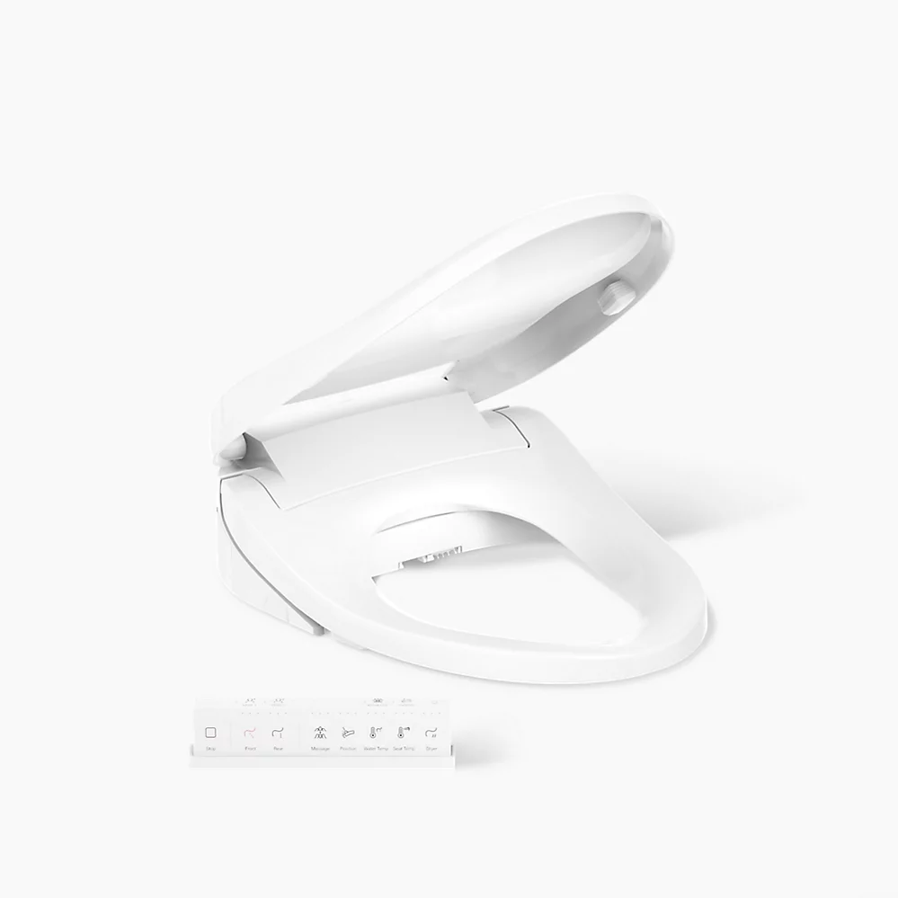 kohler PureWash® E820Elongated bidet toilet seat with remote control
