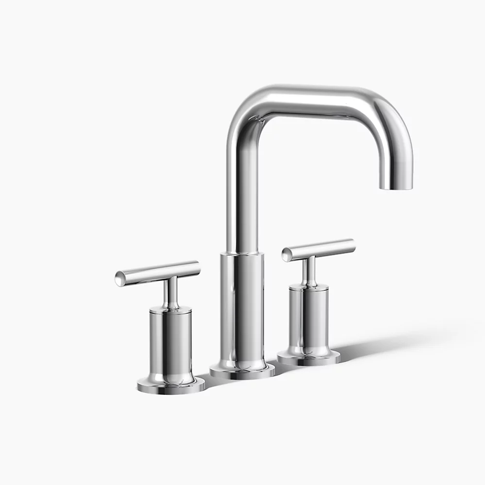 kohler Purist®Deck-mount bath faucet trim with Lever handles kohler Purist®Deck-mount bath faucet trim with Lever handles