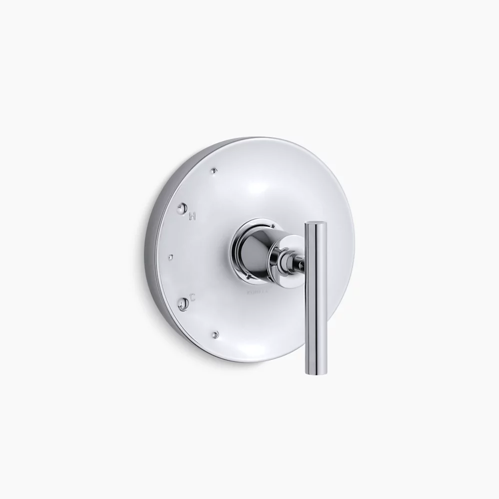 kohler Purist®Rite-Temp® valve trim with lever handle
