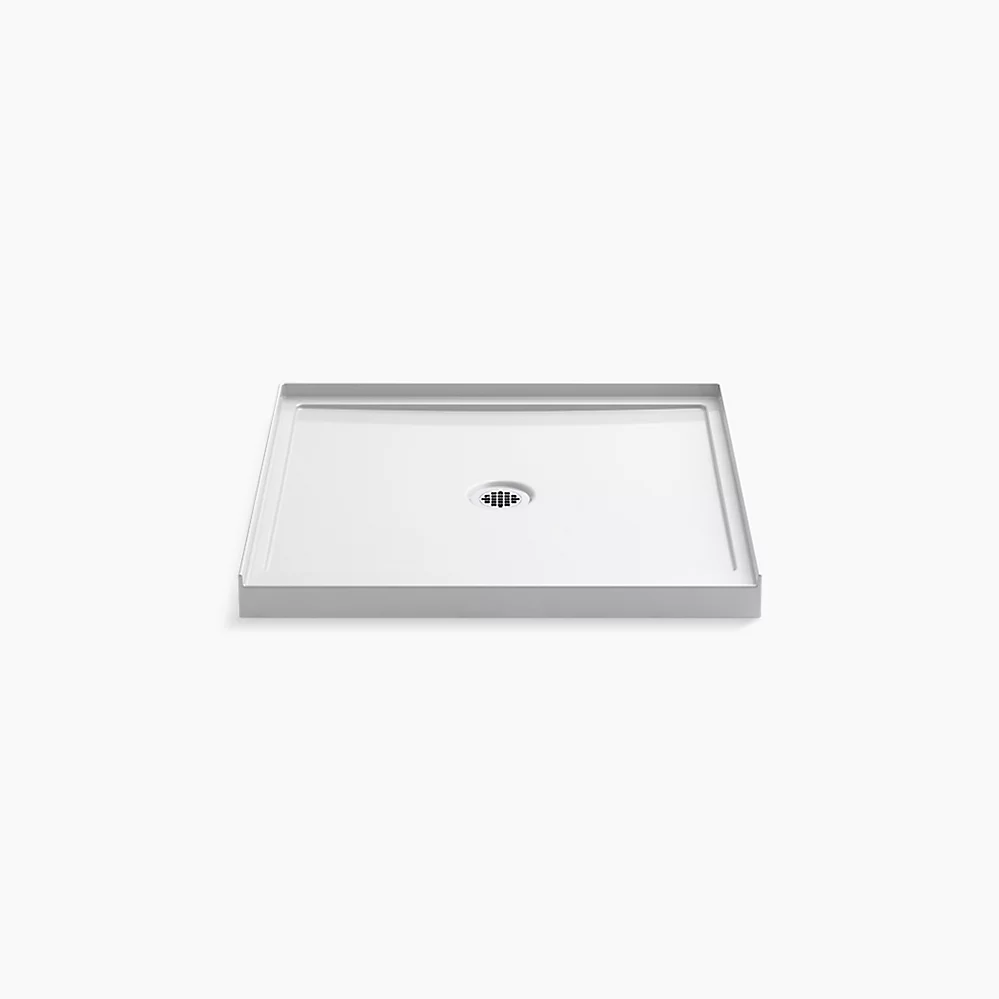 kohler Rely®36" x 34" alcove shower base center drain