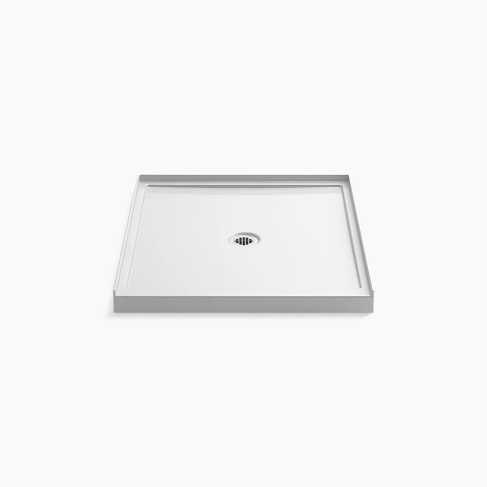 kohler Rely®36" x 42" alcove shower base center drain