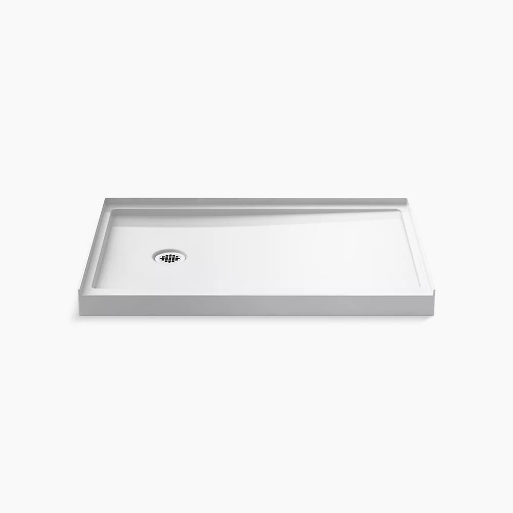 kohler Rely®48" x 32" alcove shower base left drain