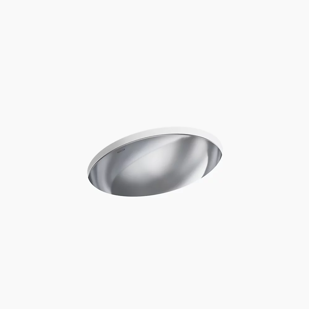 kohler Rhythm®23-1/4" oval drop-in bathroom sink no overflow