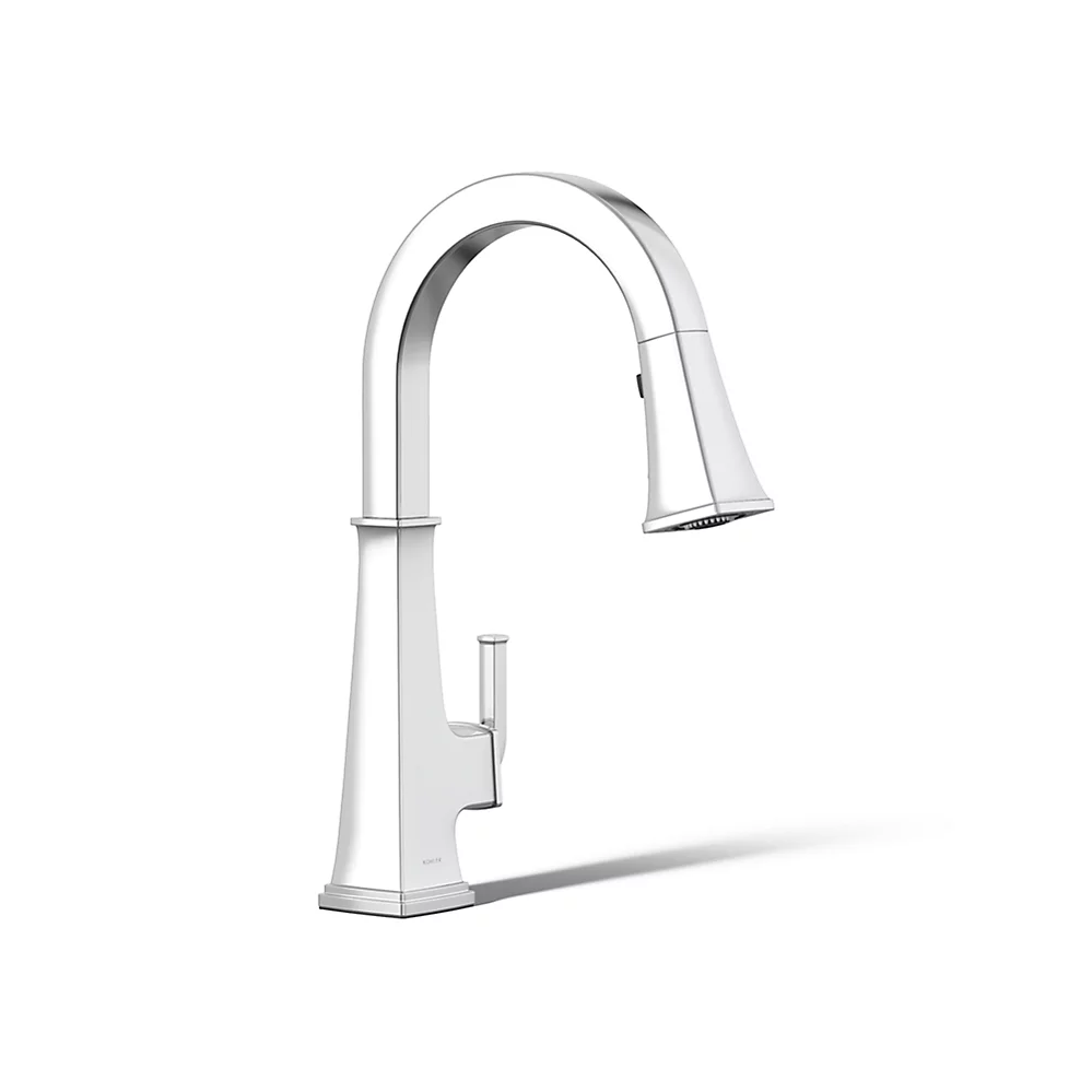 kohler Riff®Pull-down kitchen sink faucet with three-function sprayhead