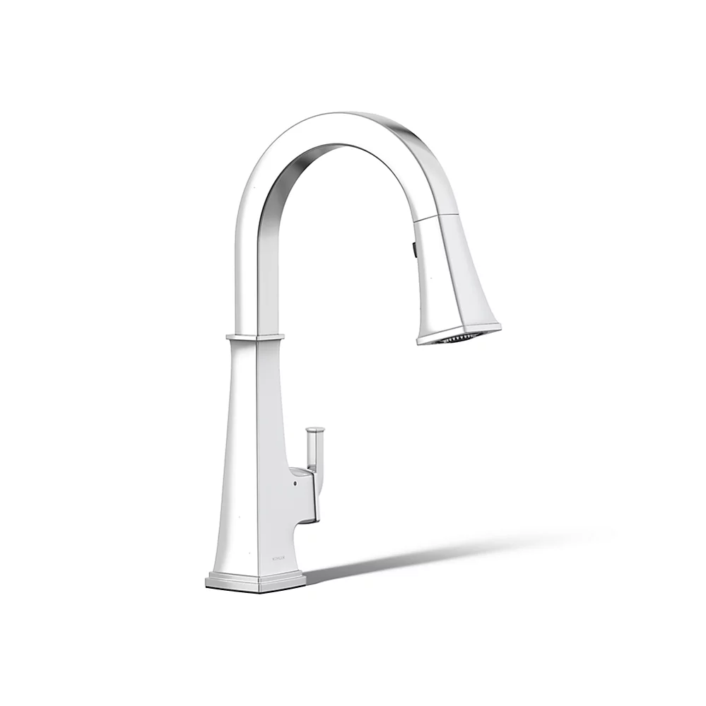 kohler Riff®Touchless pull-down kitchen sink faucet with KOHLER® Konnect™ and three-function sprayhead