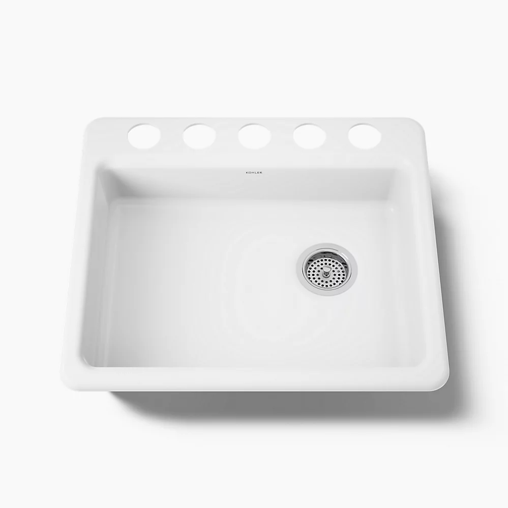 kohler Riverby®25" undermount single-bowl kitchen sink
