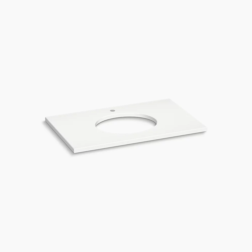 kohler Silestone® 37" quartz vanity top with oval cutout