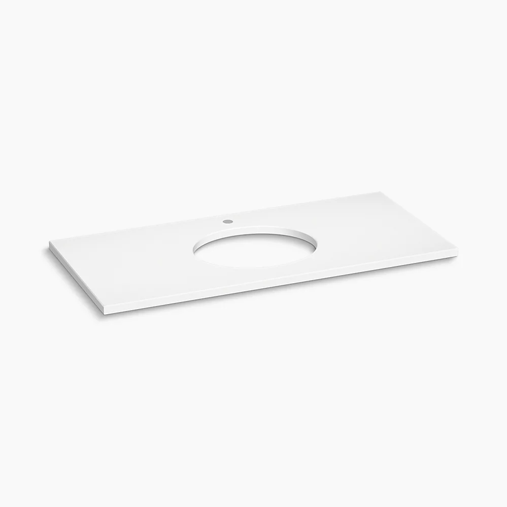 kohler Silestone® 49" quartz vanity top with oval cutout