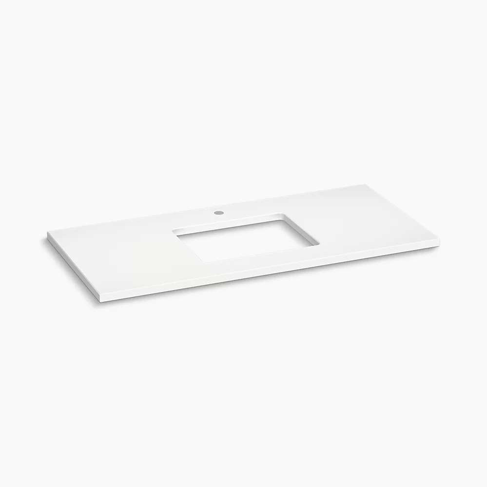 kohler Silestone® 49" quartz vanity top with rectangular cutout