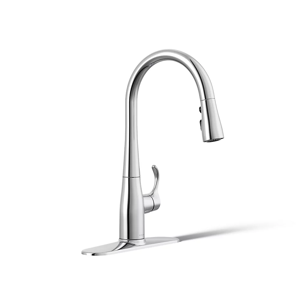 kohler Simplice®Compact pull-down kitchen sink faucet with three-function sprayhead