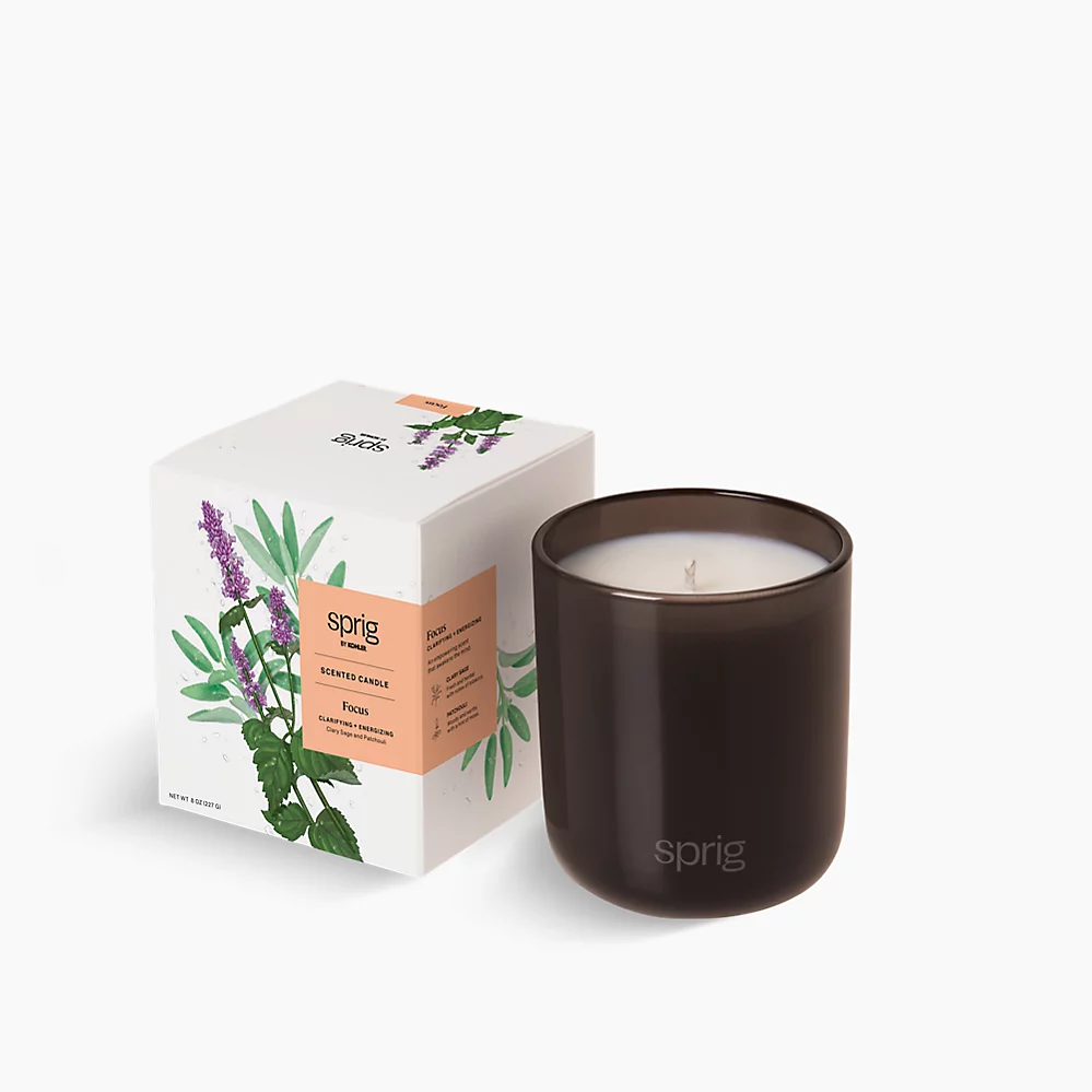 kohler SprigFocus Scented Candle (Clary Sage + Patchouli)