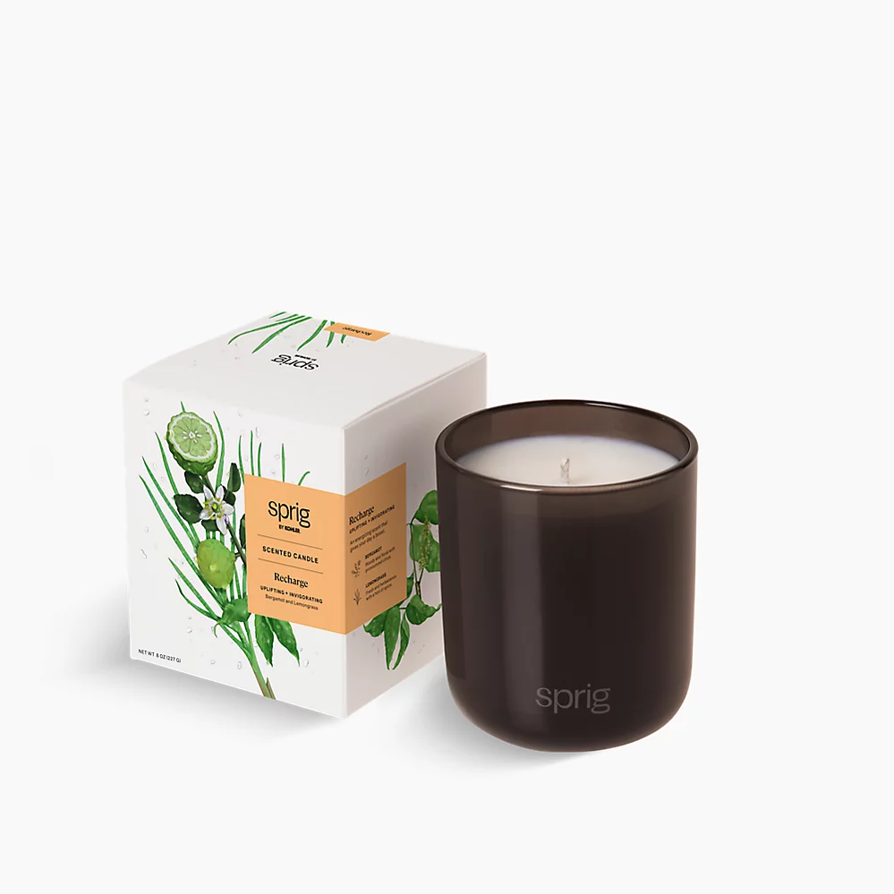 kohler SprigRecharge Scented Candle (Bergamot + Lemongrass)