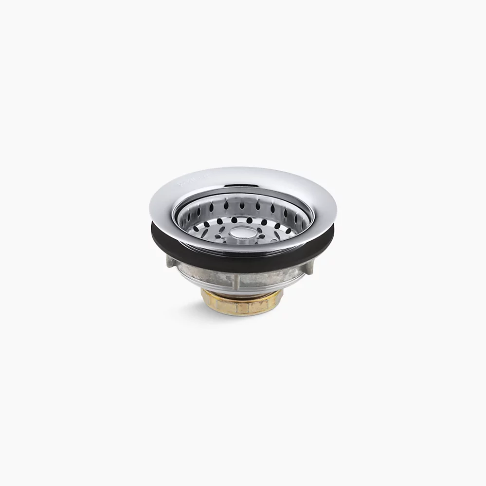 kohler Stainless steel sink drain and strainer for 3-1/2" to 4" outlet