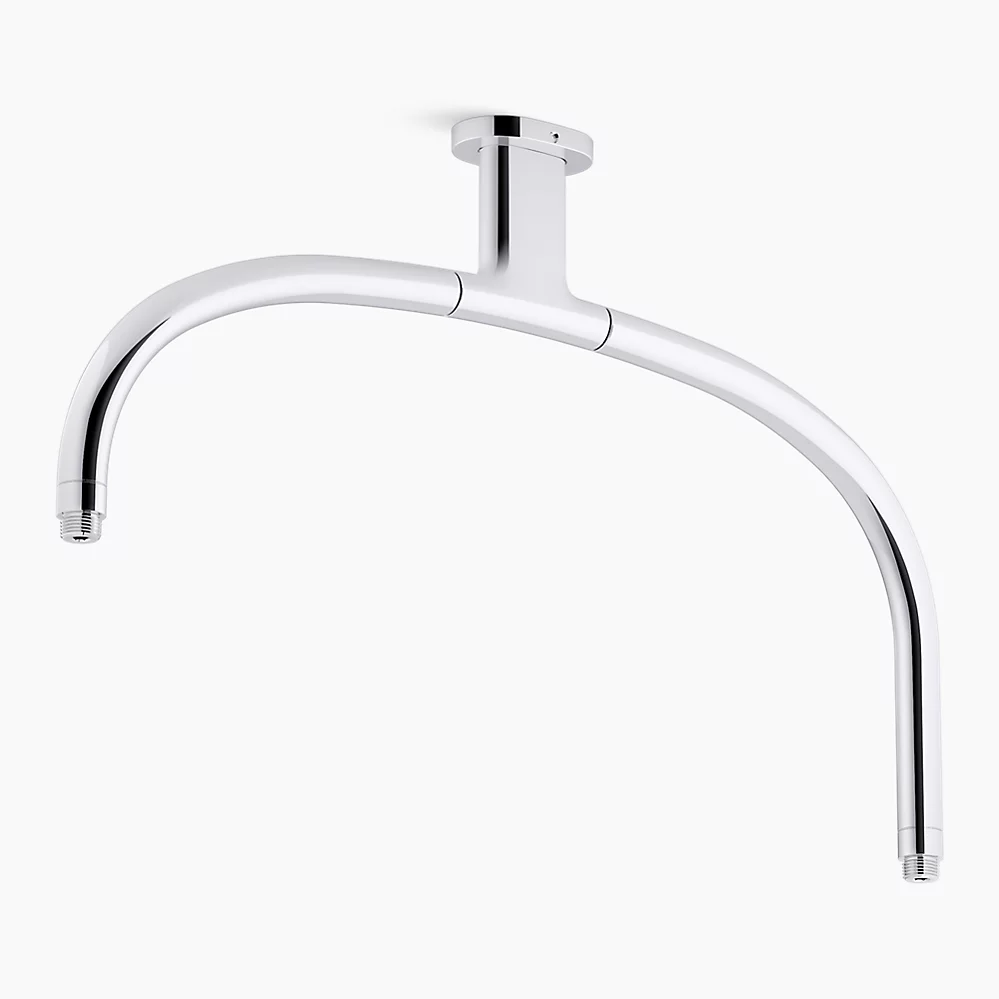 kohler Statement®Ceiling-mount single-function dual rainhead arm