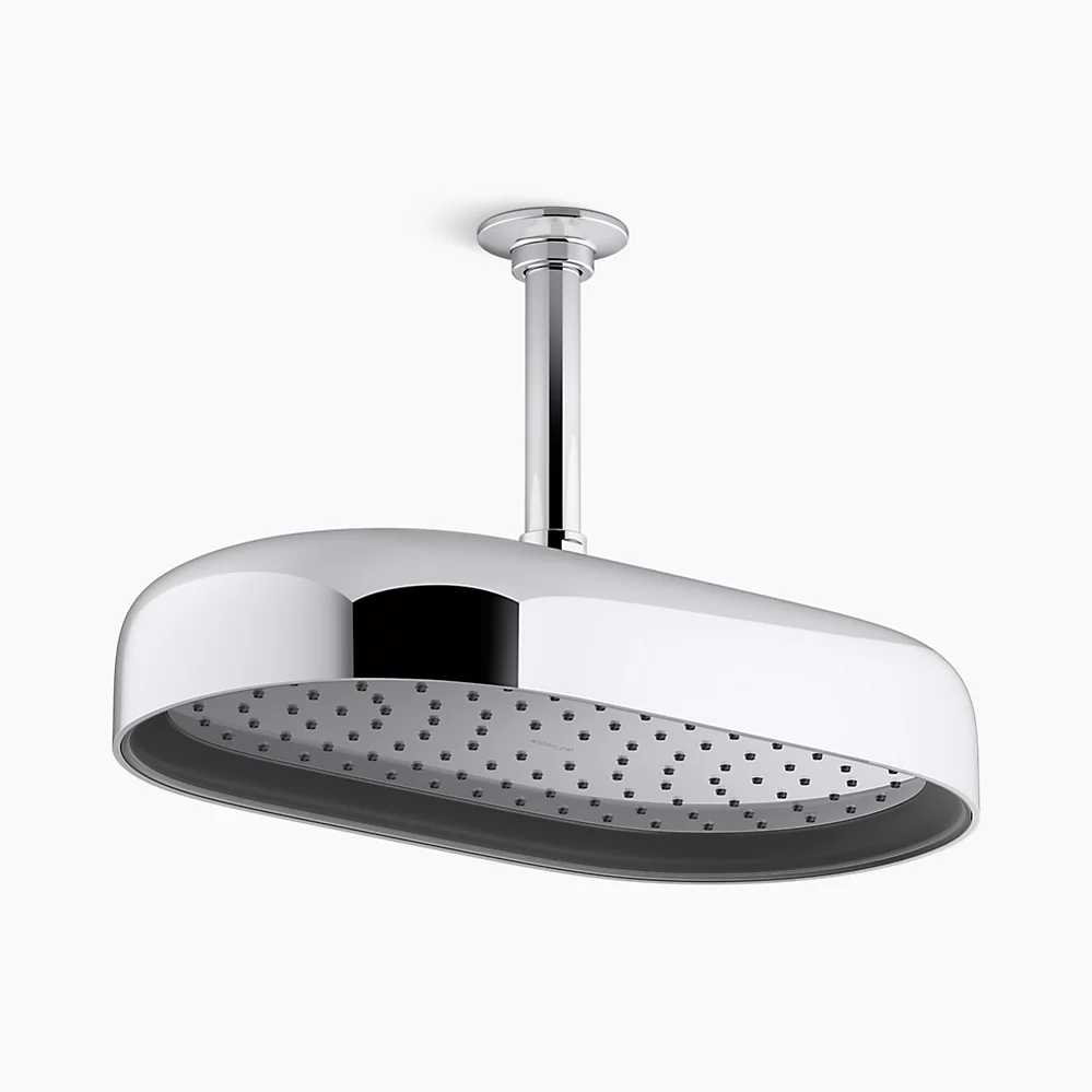 kohler Statement®Oblong 14" single-function rainhead 2.5 gpm