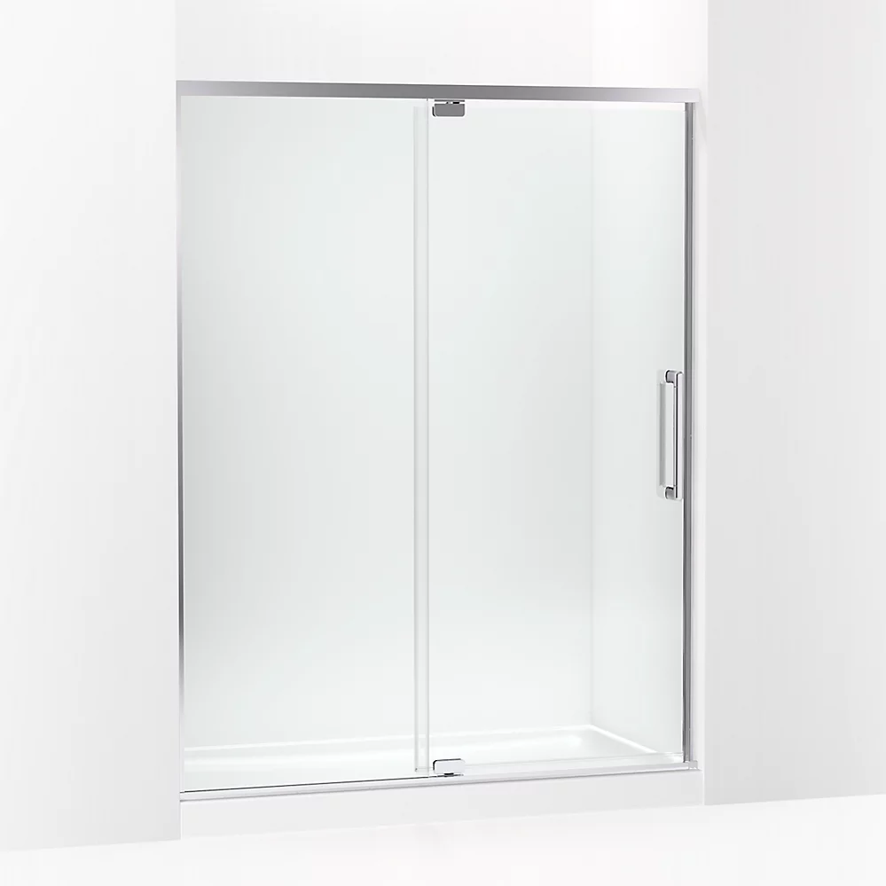kohler Statement™76" H pivot shower door with 5/16"-thick glass