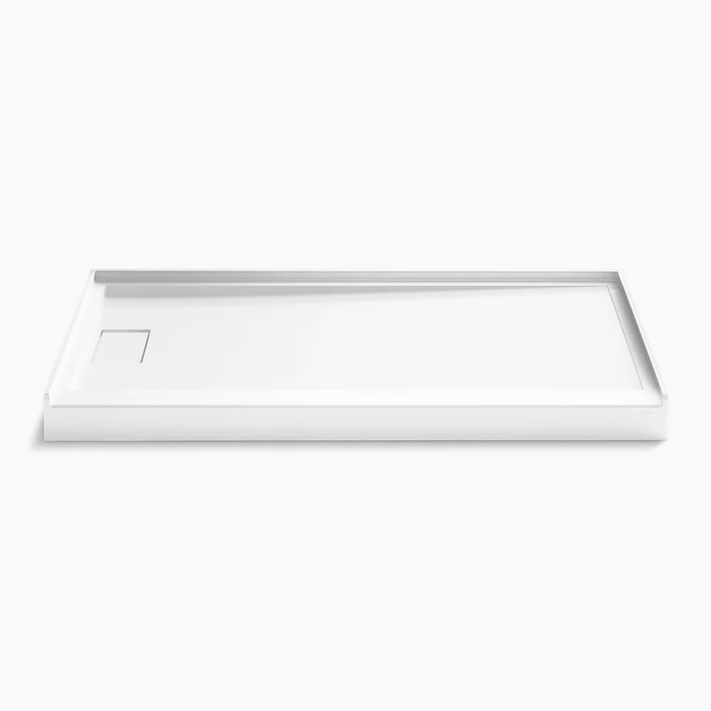 kohler Stoneridge™60" x 32" alcove shower base left drain
