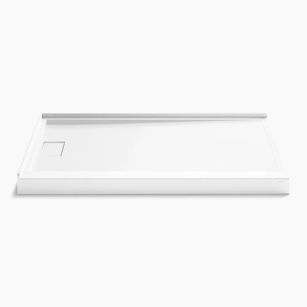 kohler Stoneridge™60" x 36" corner shower base left drain
