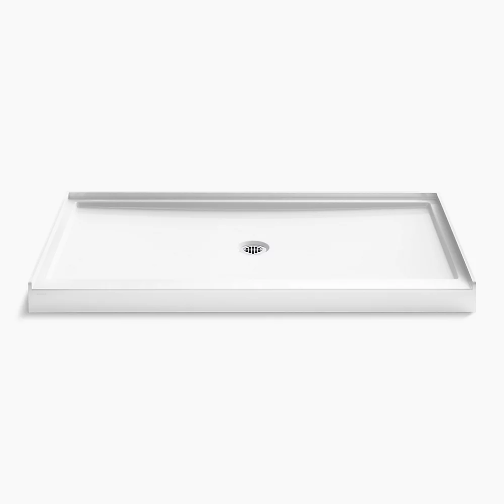 kohler Stoneridge™66" x 36" alcove shower base center drain