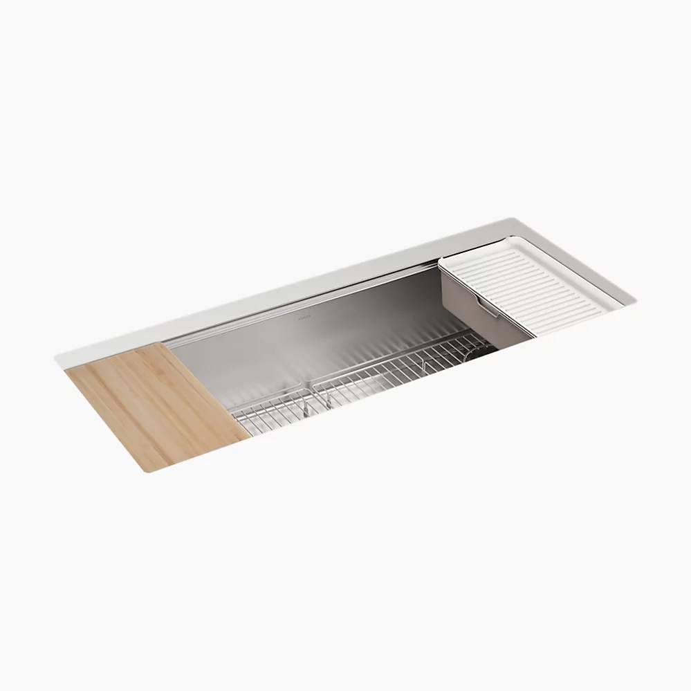 kohler Strive®44" undermount single-bowl workstation kitchen sink