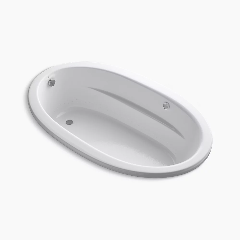 kohler Sunward®72" x 42" drop-in Heated BubbleMassage™ air bath