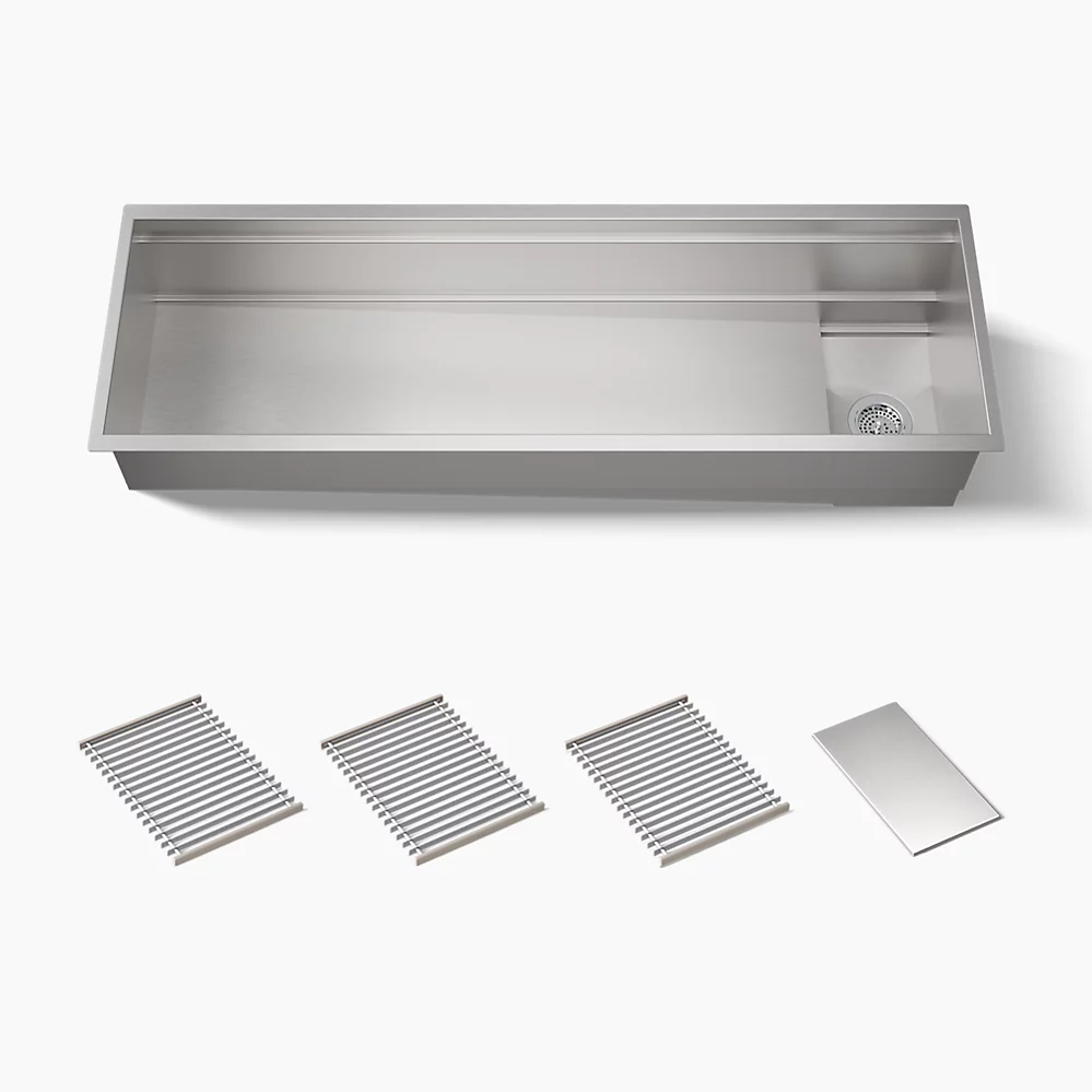kohler Synthos™57-3/4" undermount single-bowl kitchen sink