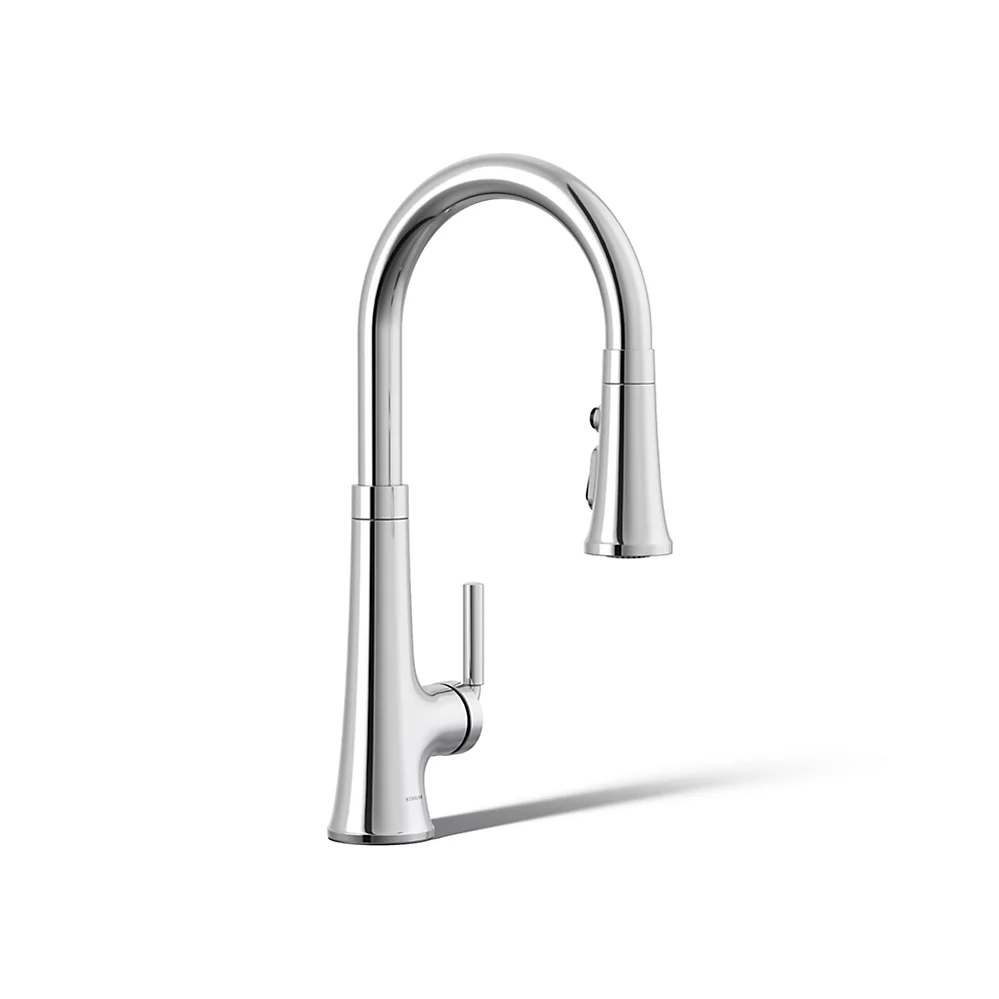 kohler Tone®Pull-down kitchen sink faucet with three-function sprayhead