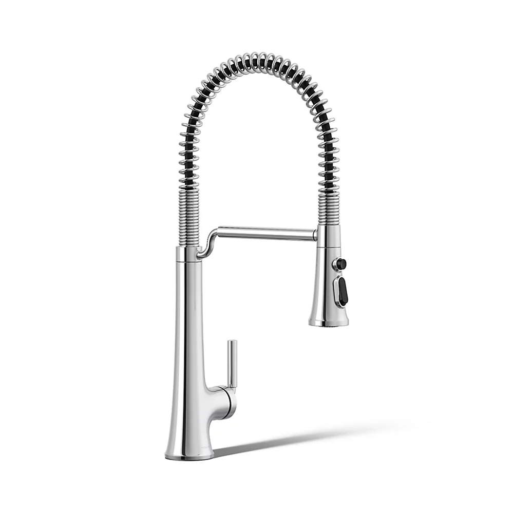 kohler Tone®Semi-professional pull-down kitchen sink faucet with three-function sprayhead