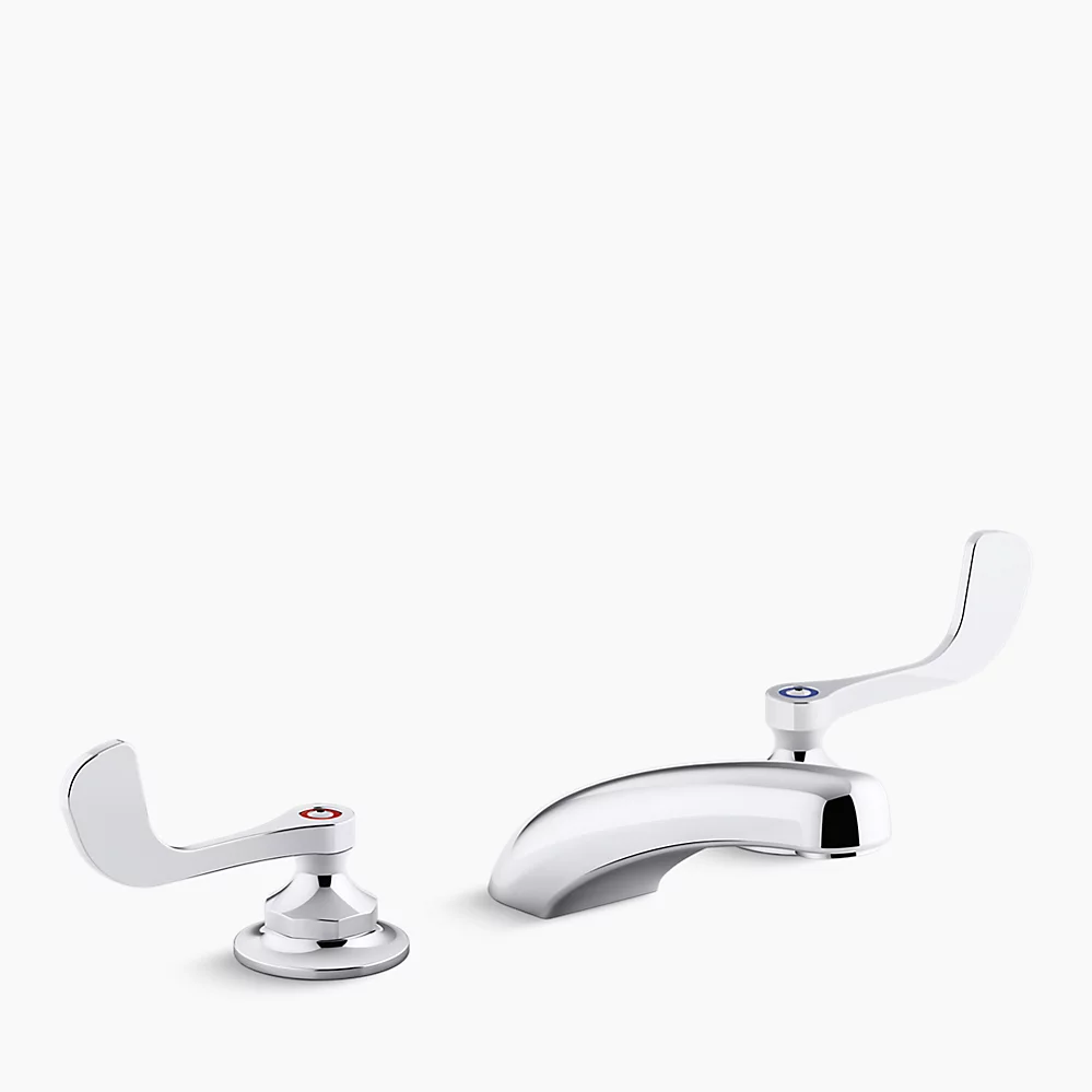 kohler Triton® Bowe®1.0 gpm widespread bathroom sink faucet with aerated flow and wristblade handles drain not included