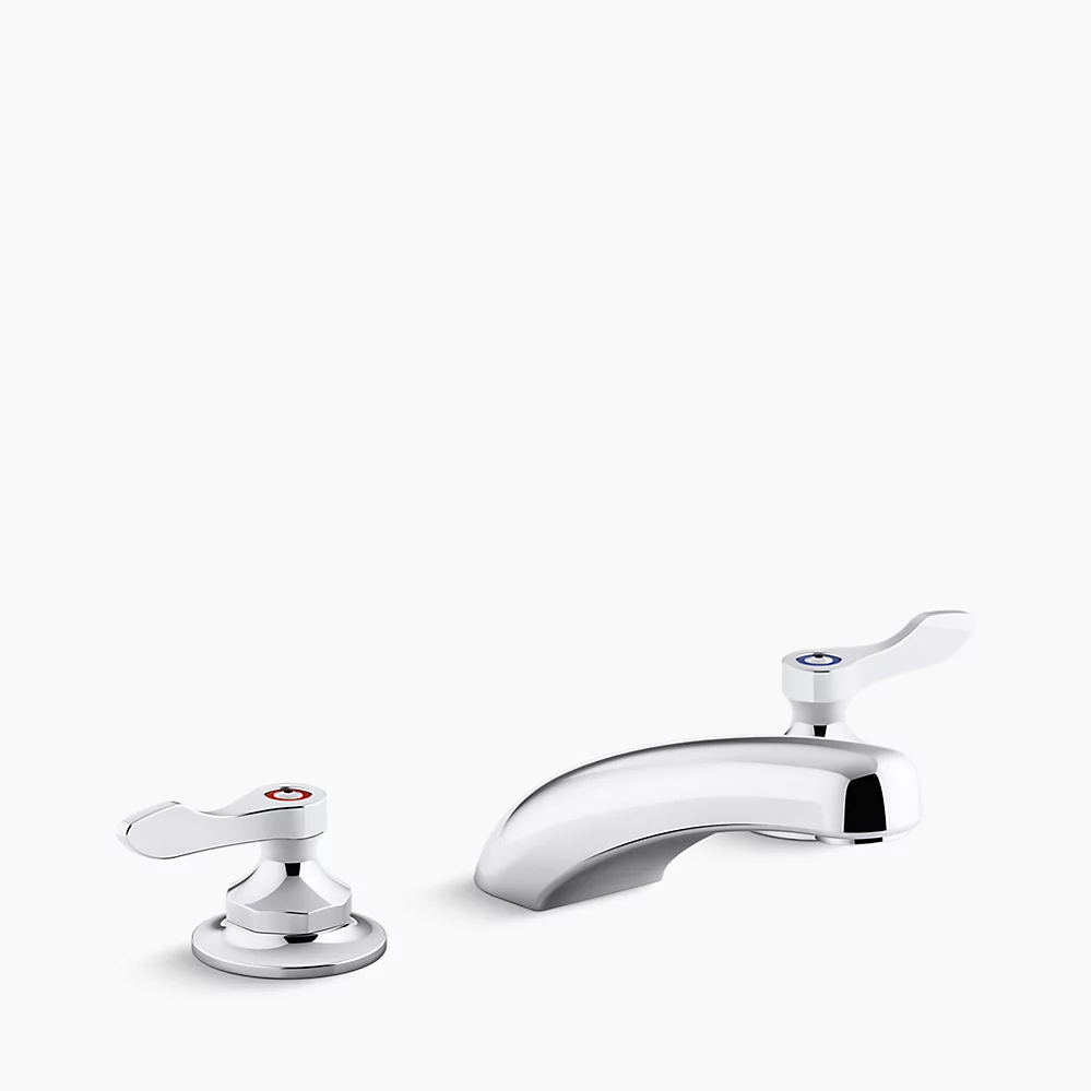 kohler Triton® Bowe®1.0 gpm widespread bathroom sink faucet with aerated flow and lever handles drain not included