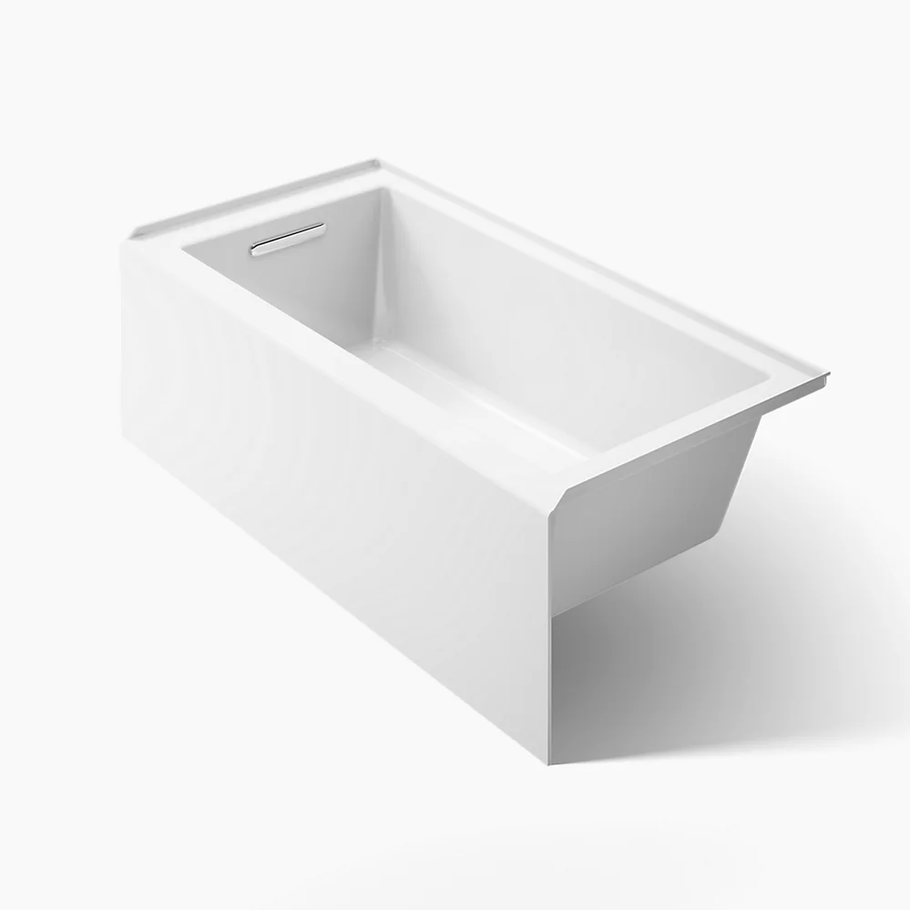 kohler Underscore®60" x 30" alcove bath with integral apron integral flange and left-hand drain