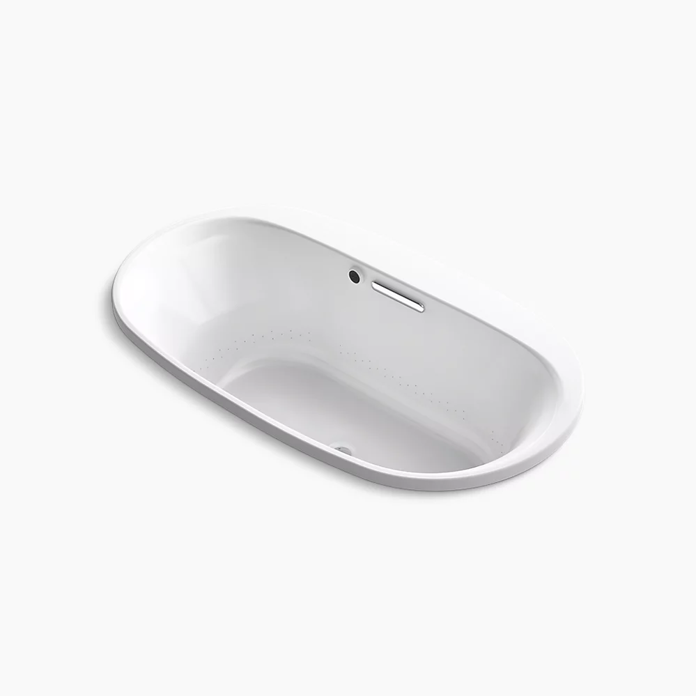 kohler Underscore®66" x 36" drop-in Heated BubbleMassage™ air bath