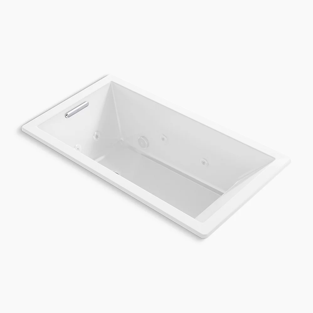 kohler Underscore®66" x 36" drop-in heated whirlpool bath