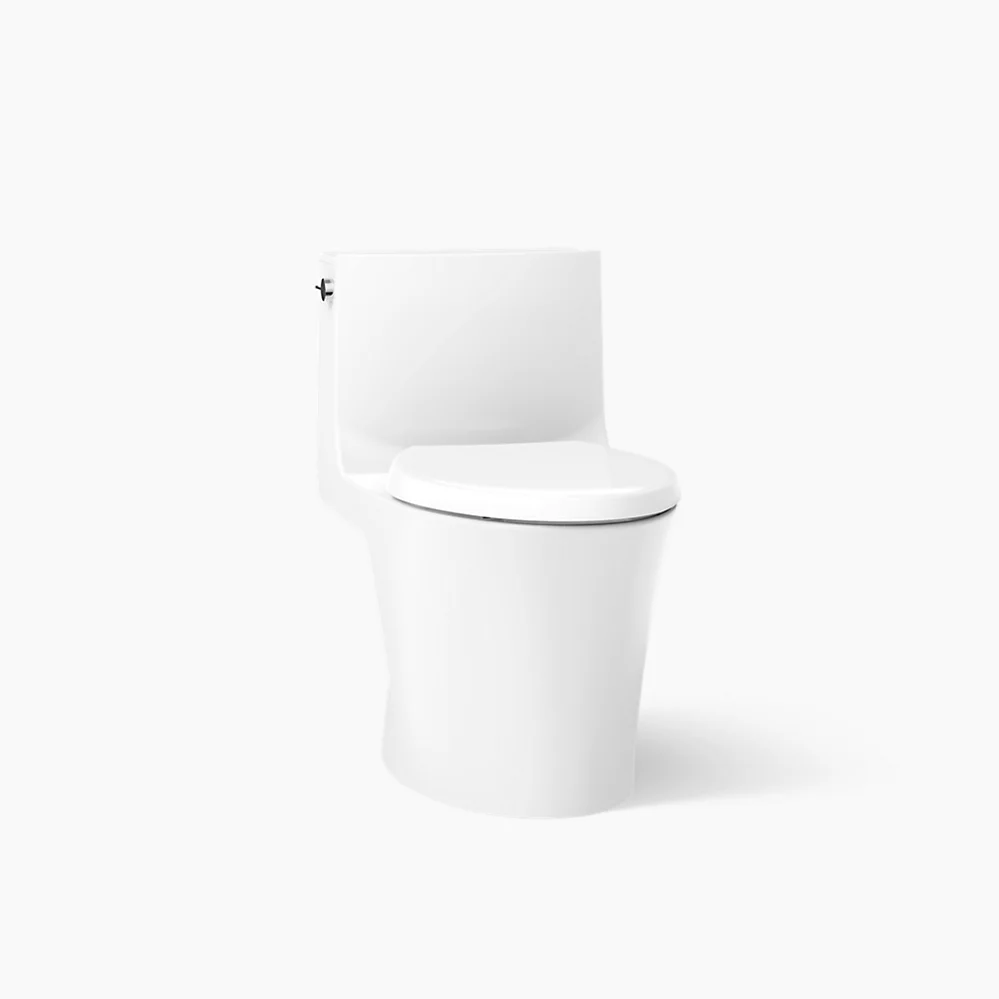 kohler Veil®Hidden cord one-piece elongated toilet with skirted trapway dual-flush