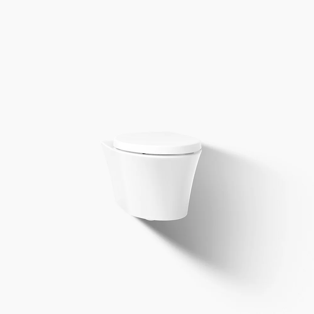 kohler Veil®Wall-hung compact elongated toilet dual-flush
