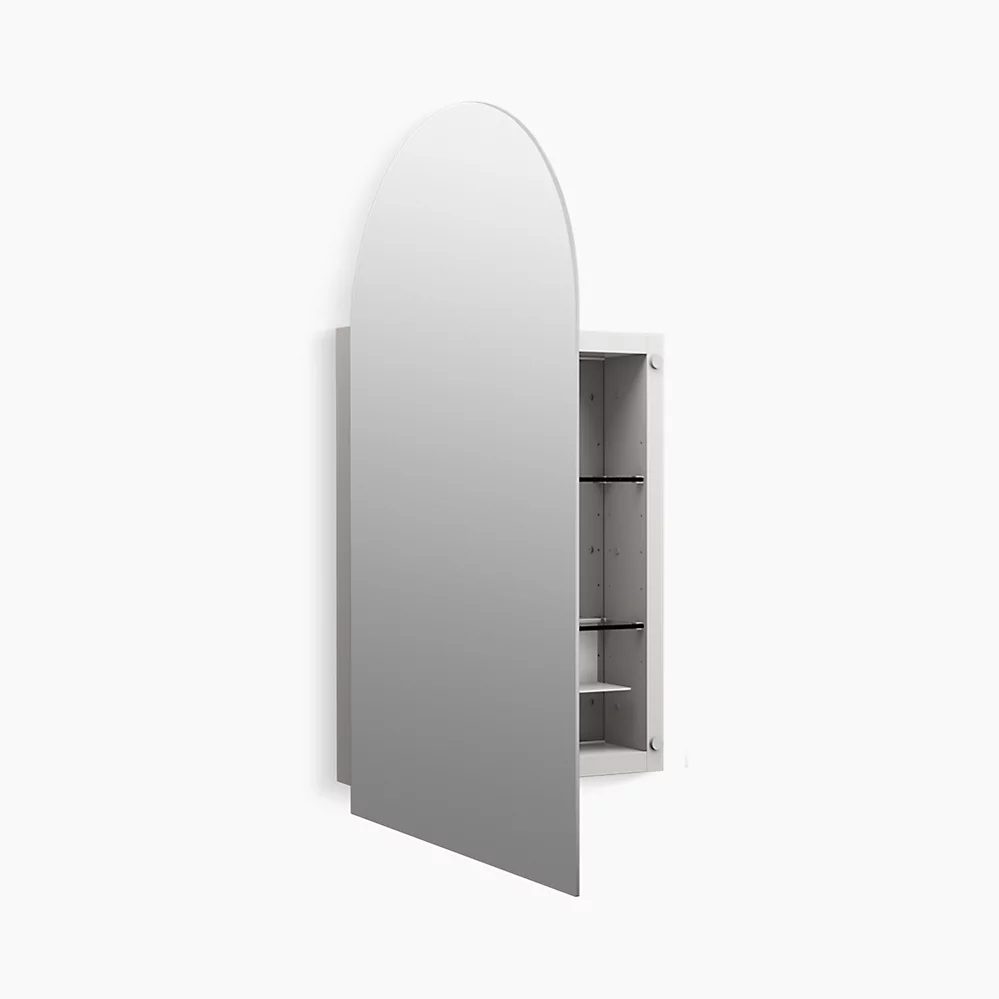 kohler Verdera®20" x 34" arched medicine cabinet left-hinged