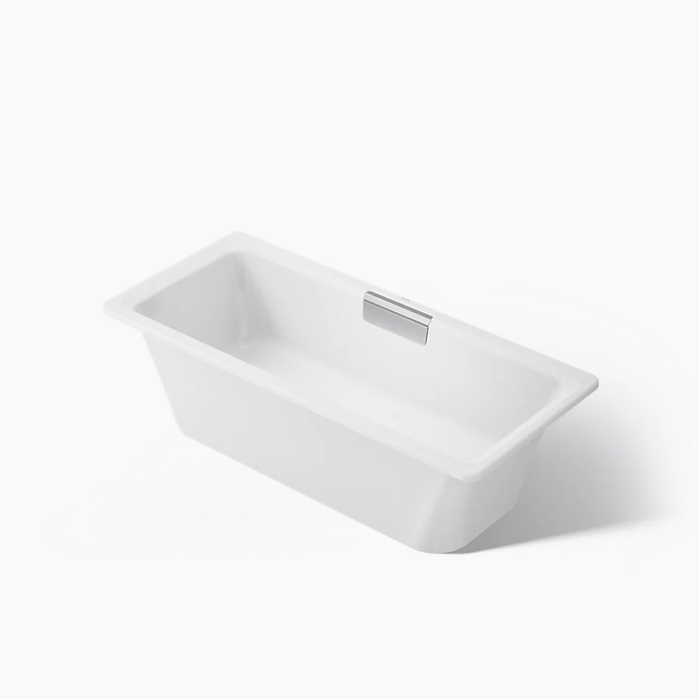 kohler Volute®63" x 28-3/8" freestanding bath with base